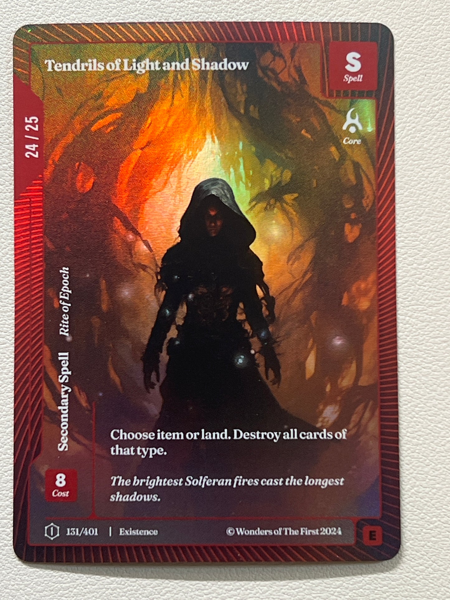 Tendrils of Light and Shadow - 131/401 #24/25 OCM FORMLESS FOIL Epic