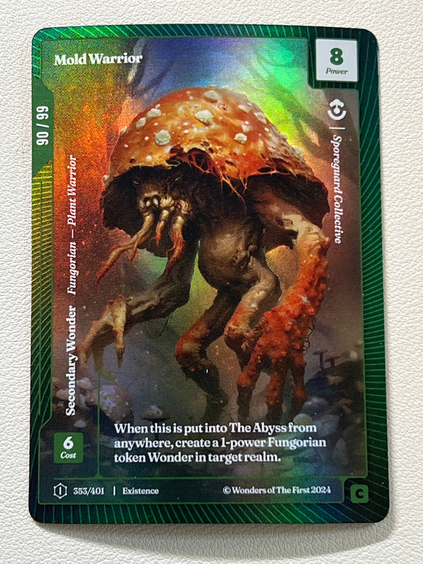 Mold Warrior - 353/401 #90/99 OCM FORMLESS FOIL 1st Edition Logo