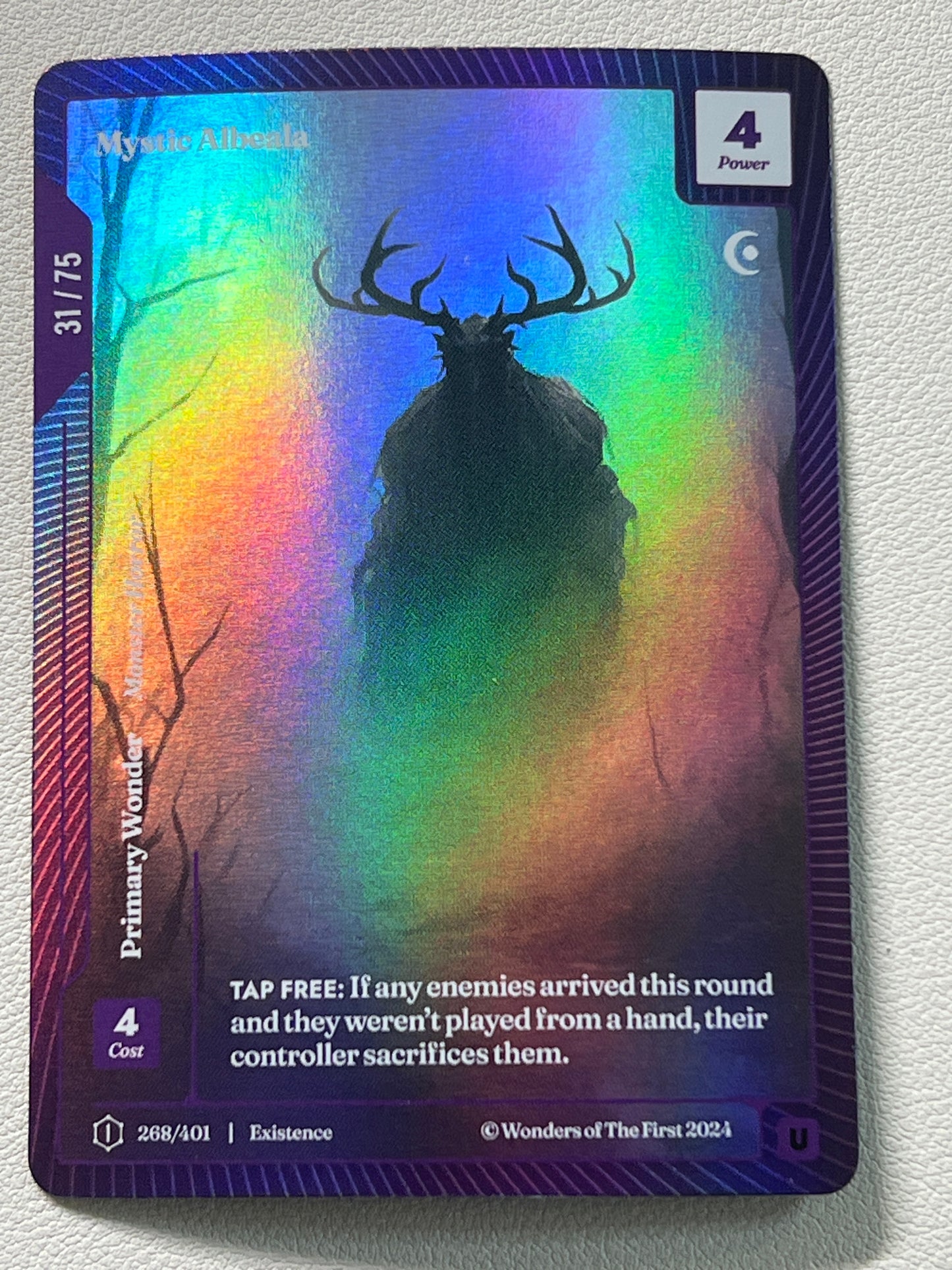 Mystic Albeala - 268/401 OCM #31/75 FORMLESS FOIL 1st Edition Logo