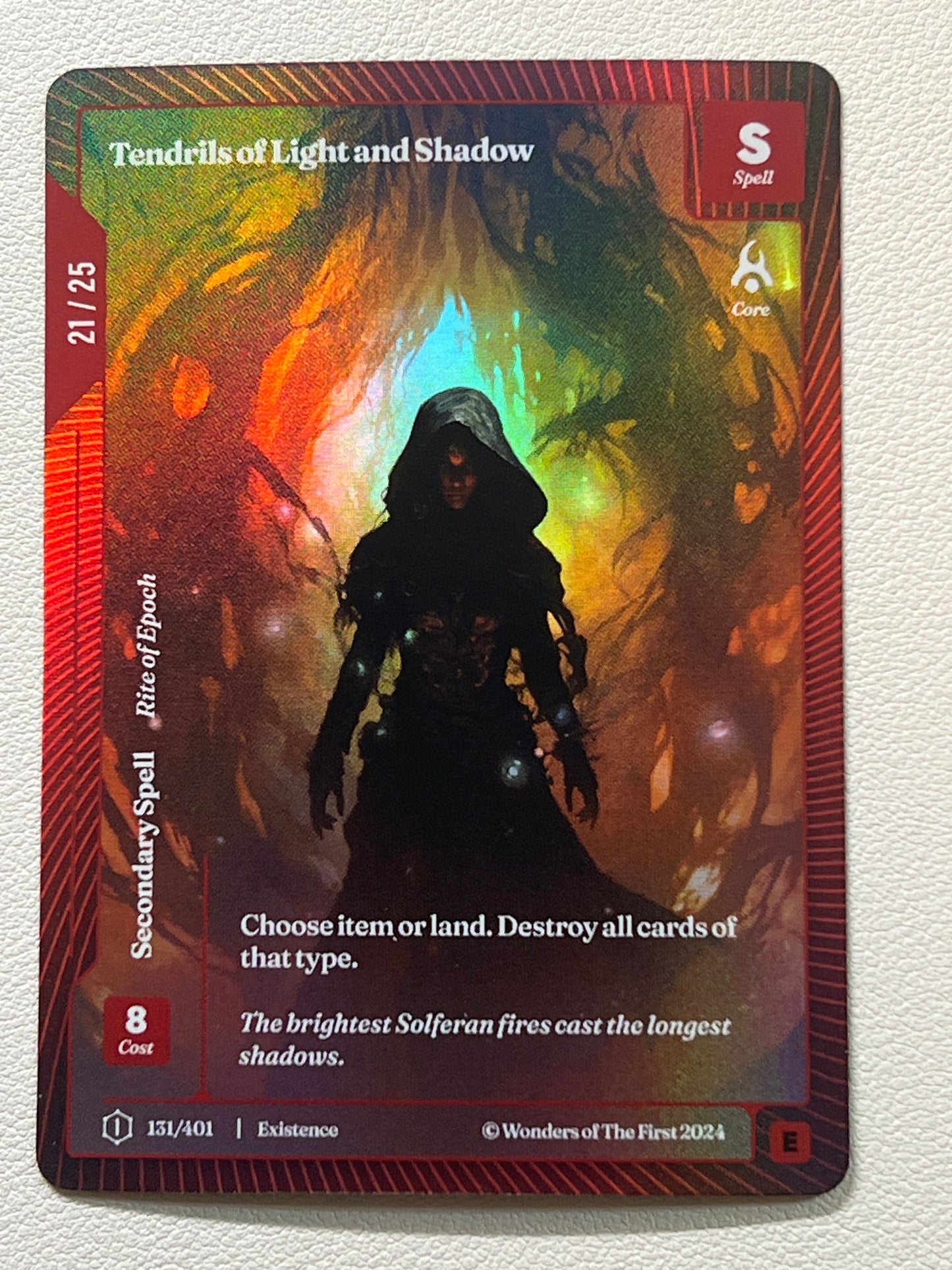 Tendrils of Light and Shadow - 131/401 #21/25 OCM FORMLESS FOIL Epic