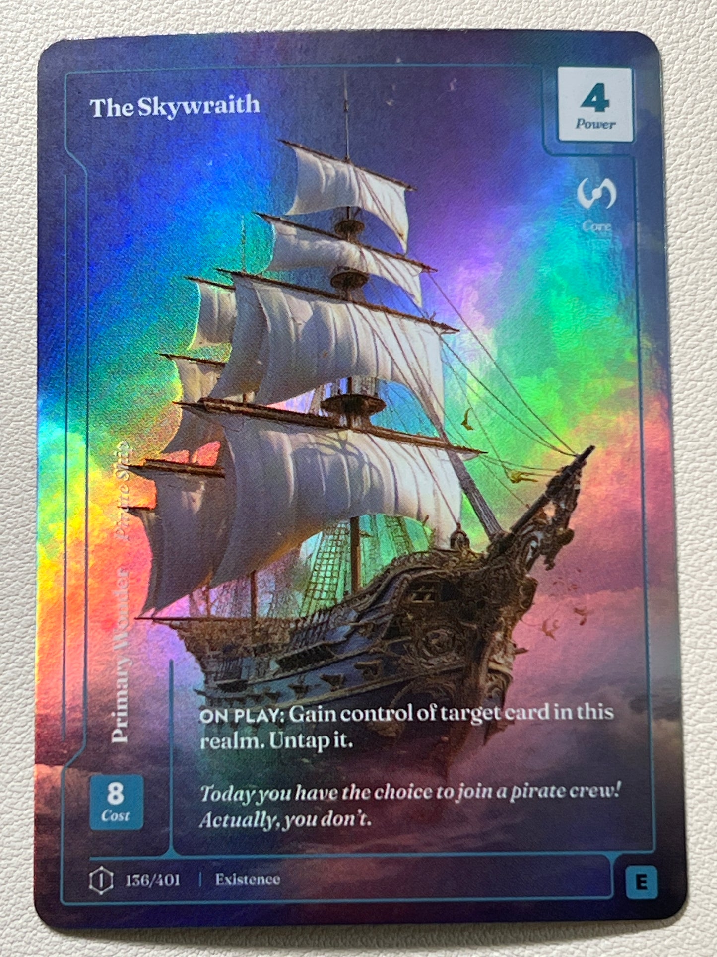 The Skywraith- 156/401 FORMLESS FOIL 1st Edition Logo Epic