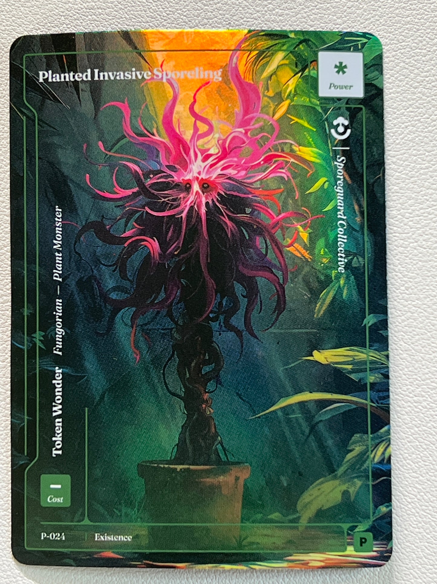 Planted Invasive Sporeling - P-024 FORMLESS FOIL Promo