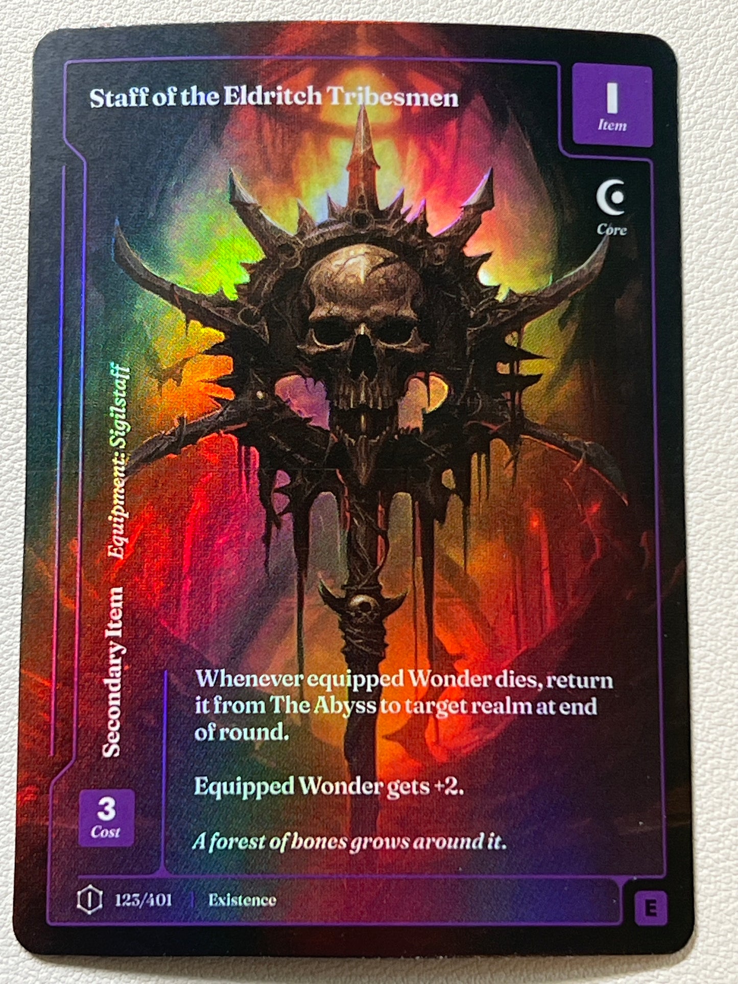 Staff of the Eldritch - 125/401 FORMLESS FOIL 1st Edition Logo Epic