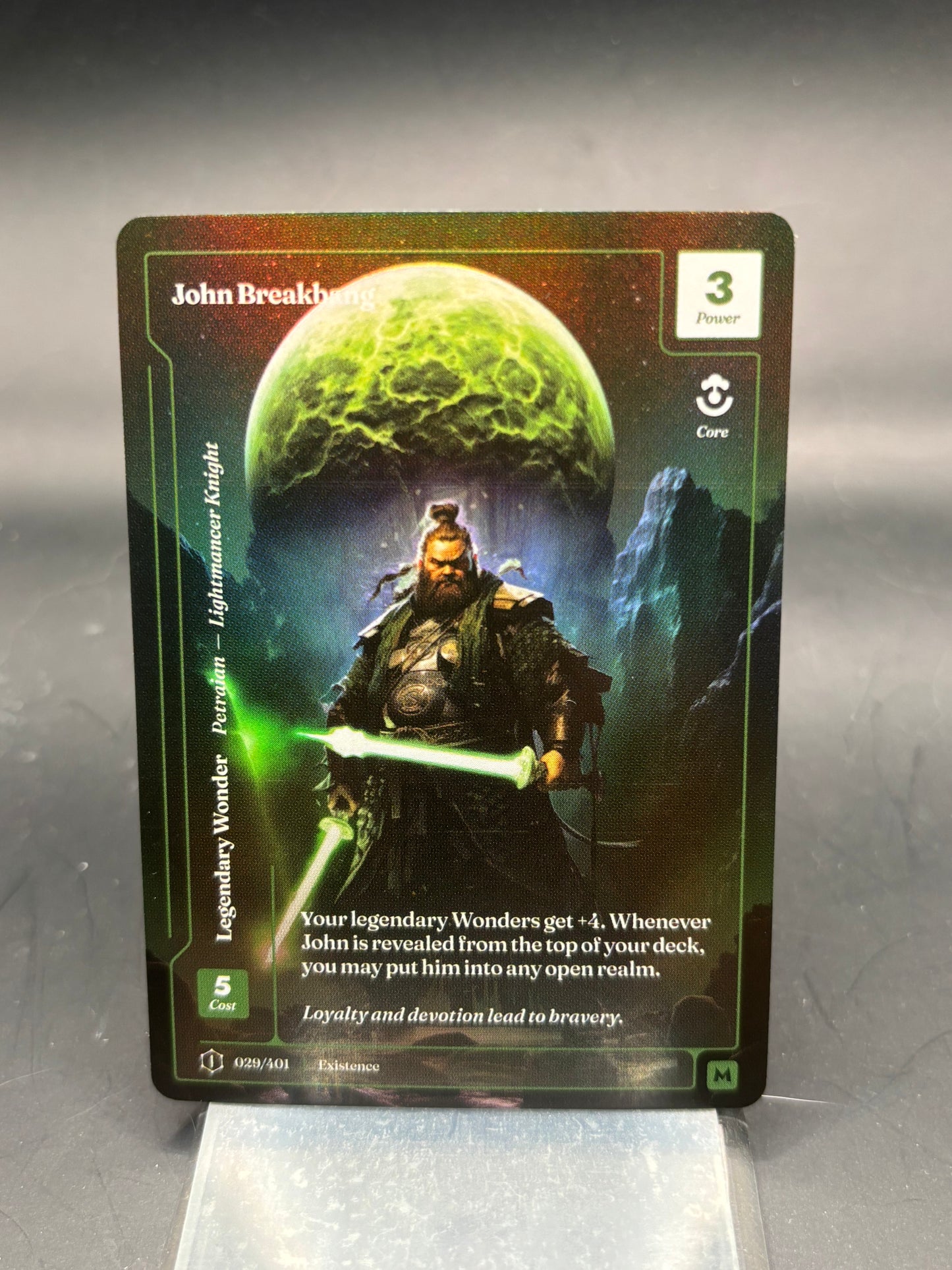 John Breakbang 029/401 - Formless Foil - 1st Edition Mythic