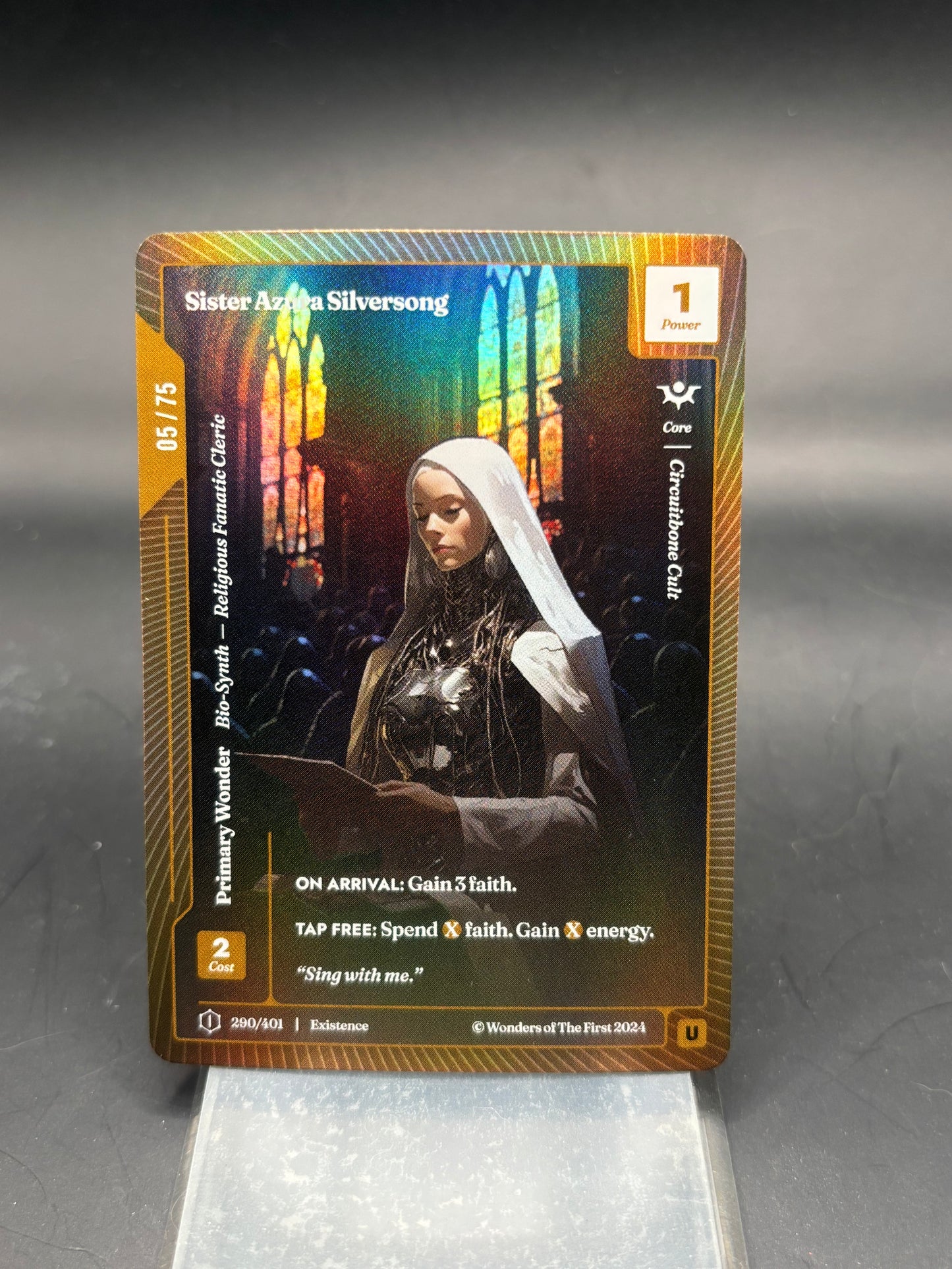 Sister Azure Silversong 290/401 - OCM - 1st Edition Uncommon 05/75