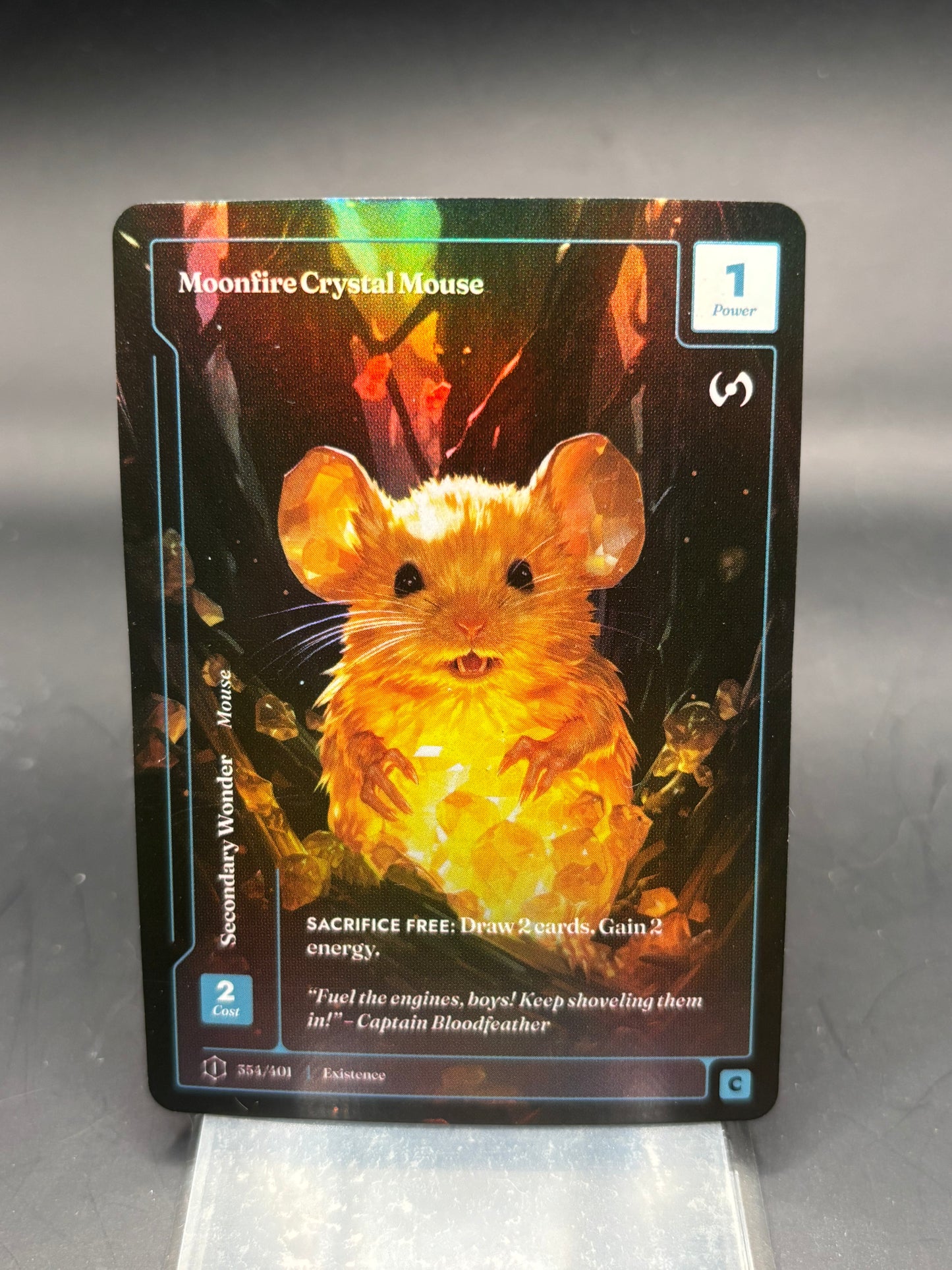 Moonfire Crystal Mouse 354/401 - Formless Foil - 1st Edition Common