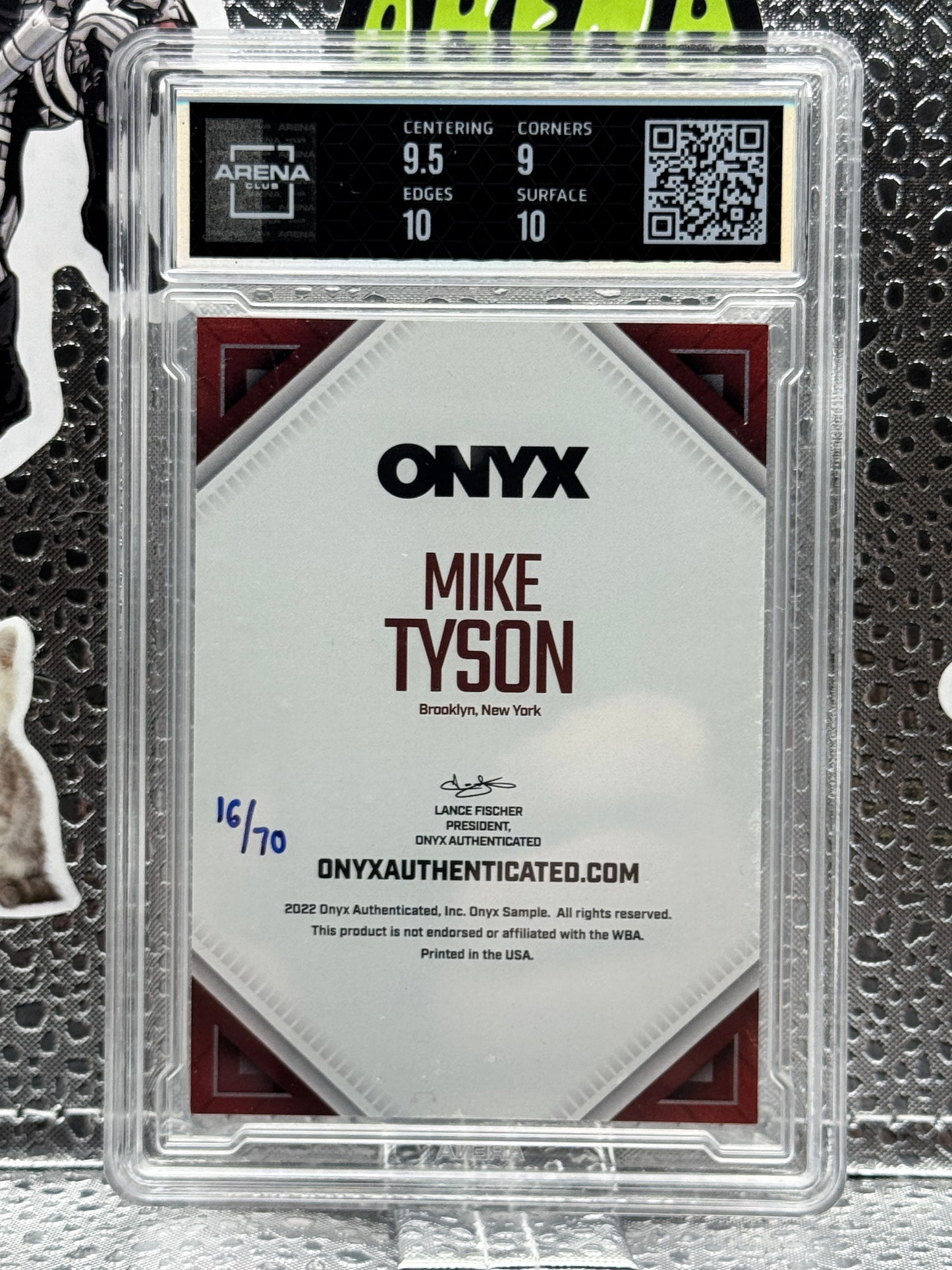 2022 ONYX Mike Tyson Auto 16/70 ARENA 9.5