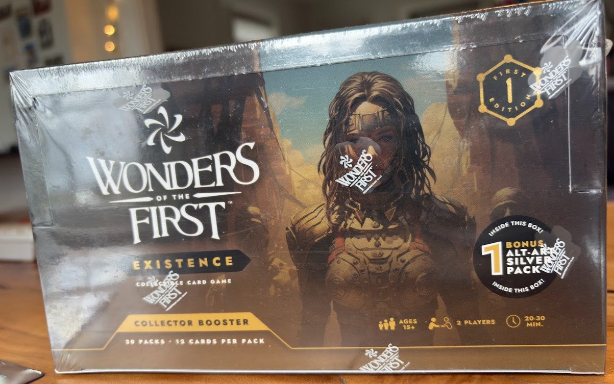 Wonders of the First: Existence CCG Kickstarter Booster Box SEALED 1st Edition