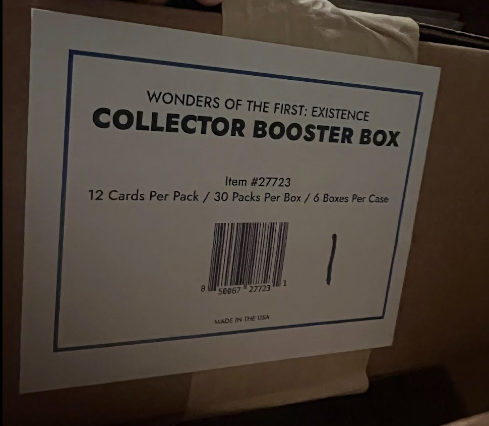 Wonders of the First: Existence CCG Kickstarter Booster Box SEALED 1st Edition CASE - 6 Boxes