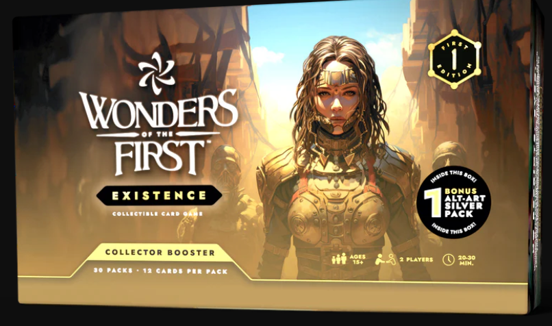 Wonders of the First: Existence CCG Kickstarter Booster Box SEALED 1st Edition CASE - 6 Boxes