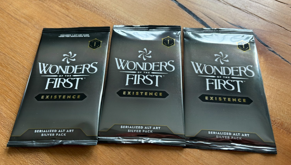 SEALED Wonders Of The First, 1st EDITION Serialized ALT ART Card Pack, 1 Per Pack, THREE PACKS