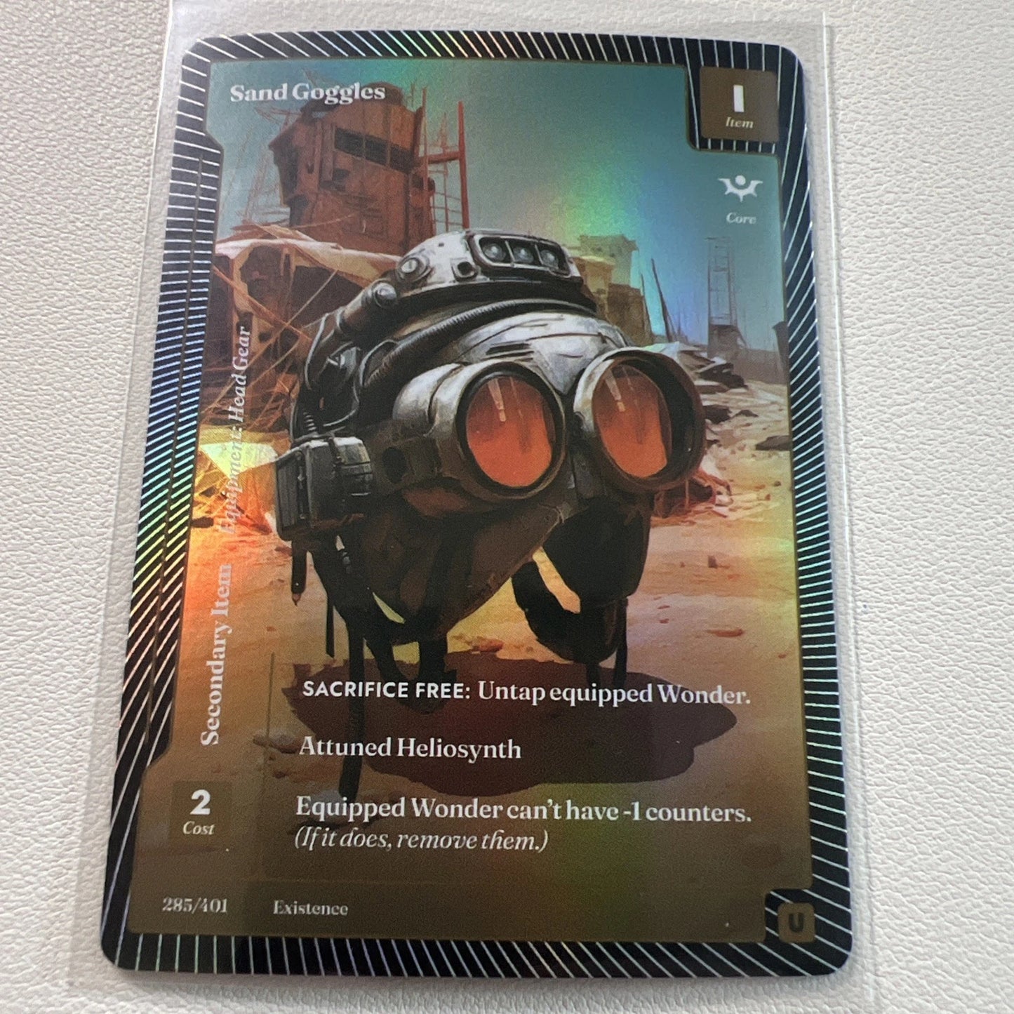 Wonders of the First FOIL - Sand Goggles (Heliosynth)
