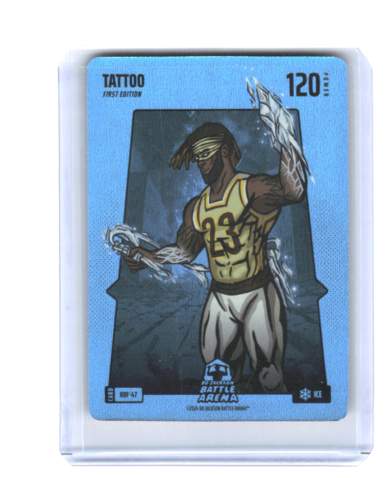 Tattoo - Ice - Blue Battlefoil - #BBF-47