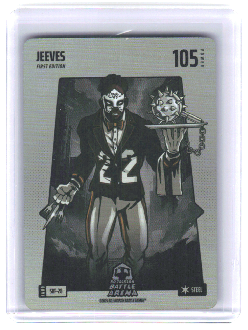 Jeeves - STEEL - Silver Battlefoil - #SBF-28