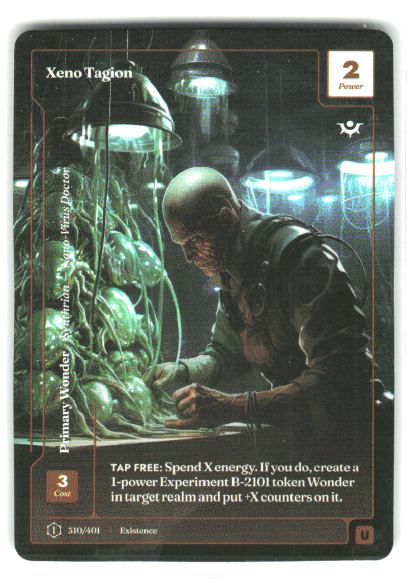 Xeno Tagion -310/401-Formless Foil-1st Edition Logo-Uncommon