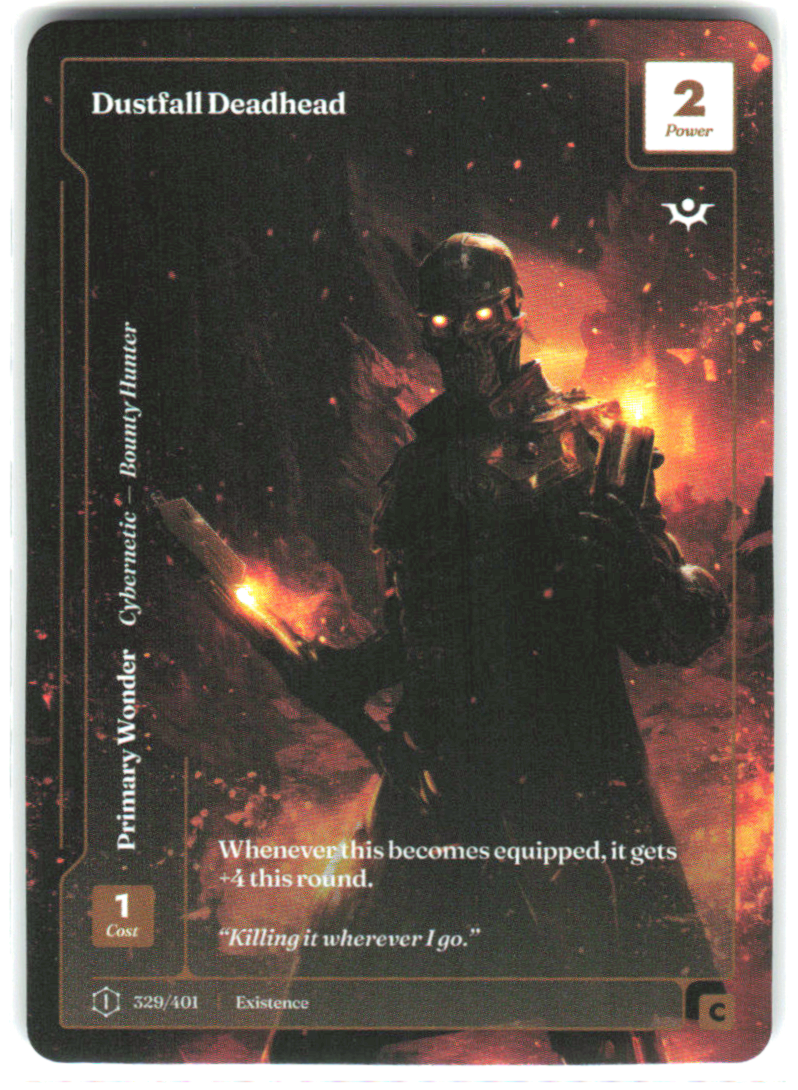 Dustfall Deadhead-329/401-Formless Foil-1st Edition Logo-Common