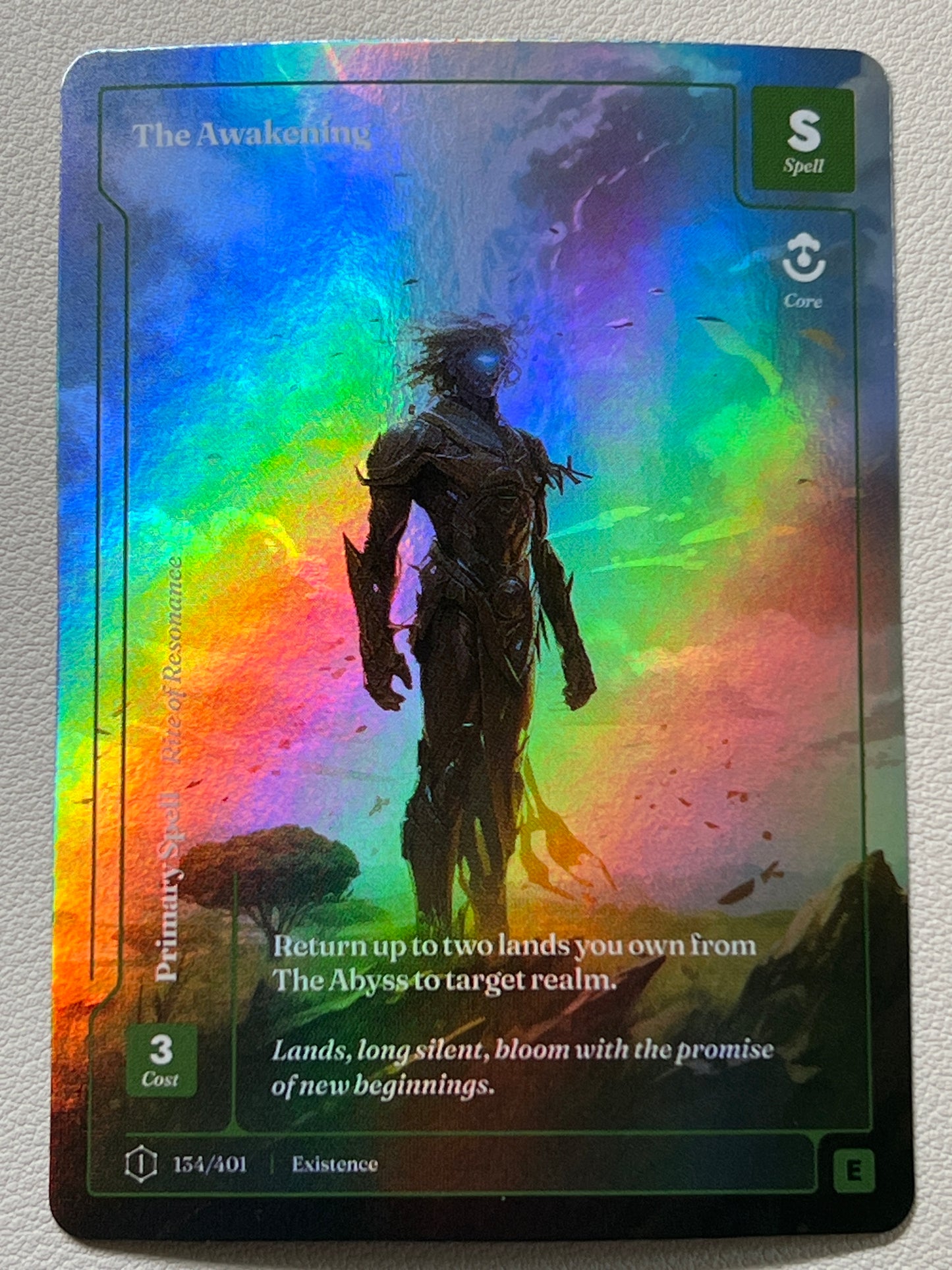 The Awakening - 154/401 FORMLESS FOIL 1st Edition Logo Epic
