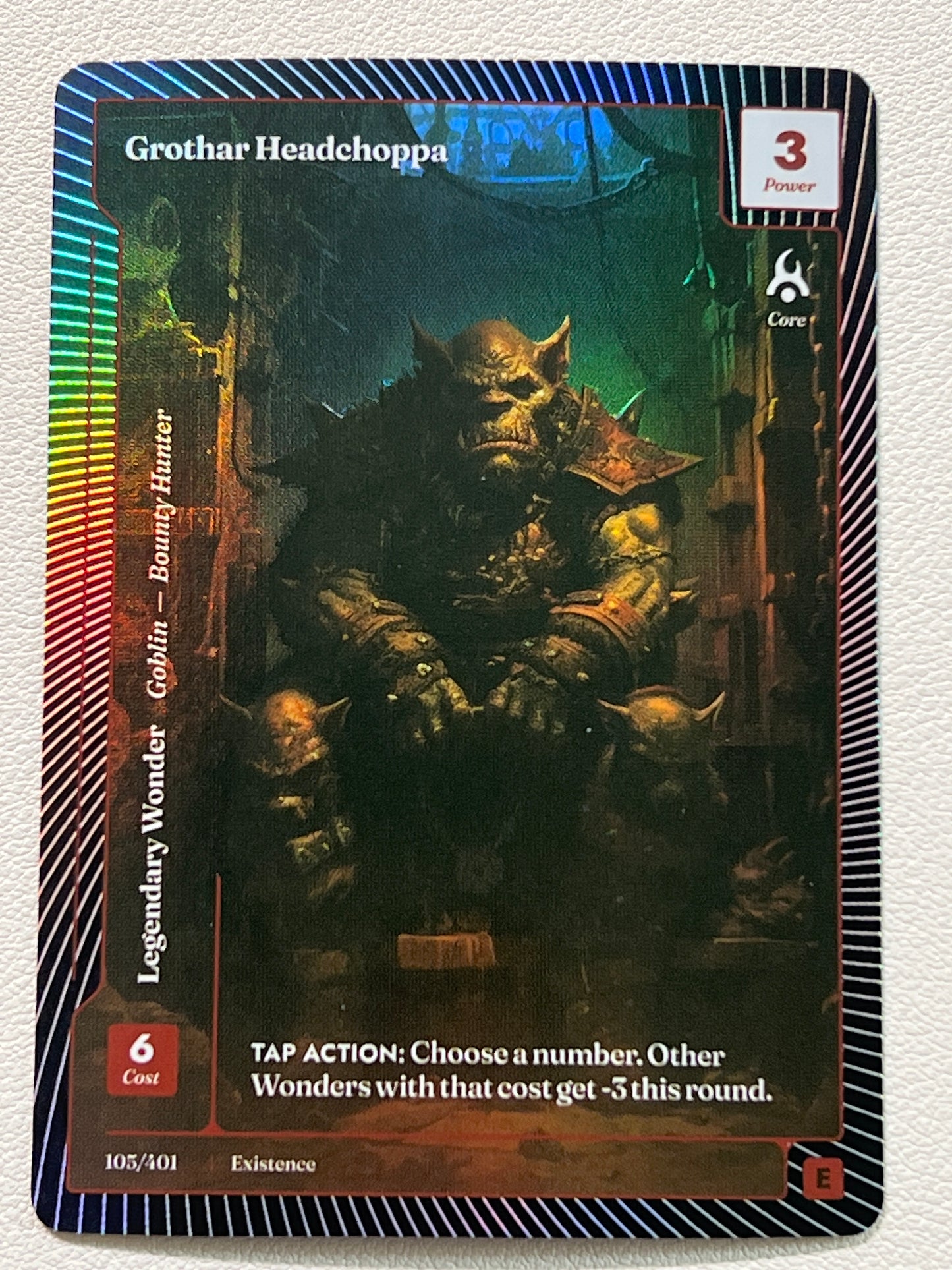 Grothar Headchoppa -  105/401 FOIL Epic