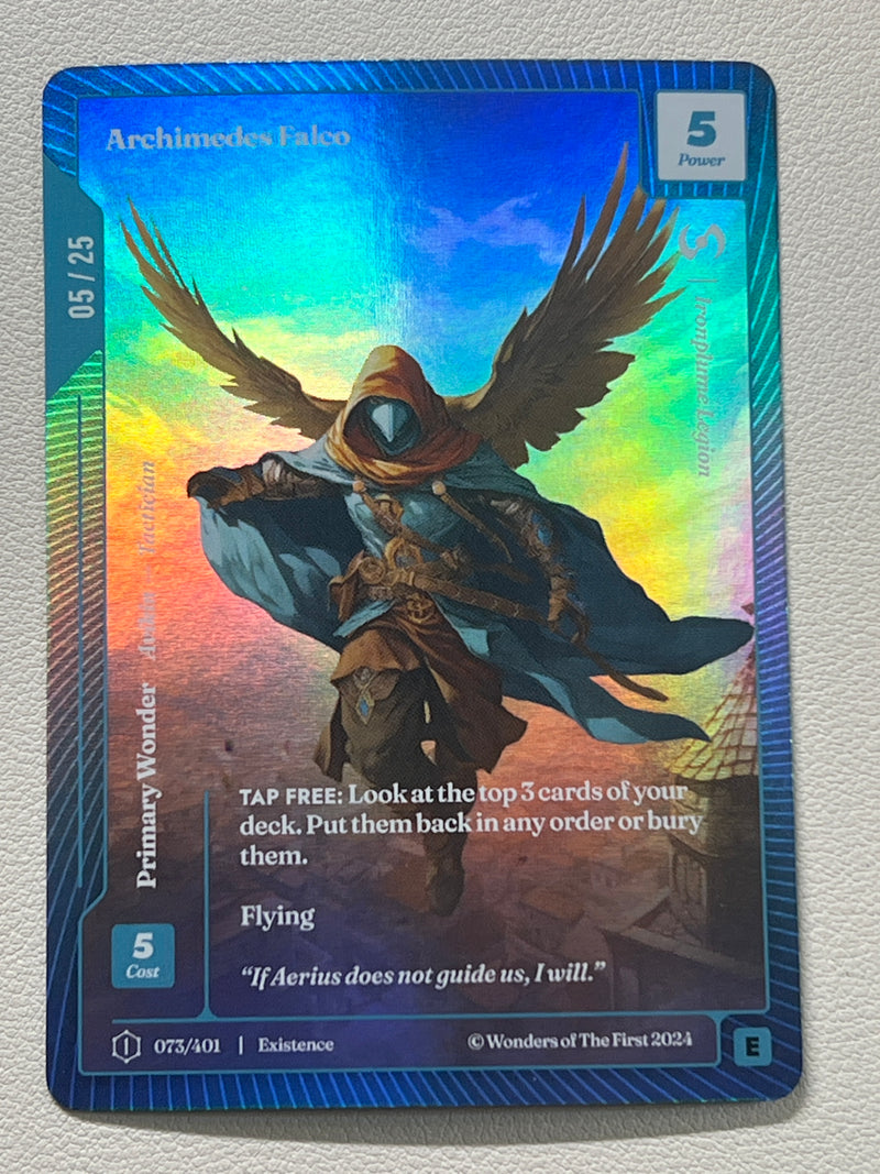 Archimedes Falco - 073/401 #05/25 OCM FORMLESS FOIL Epic