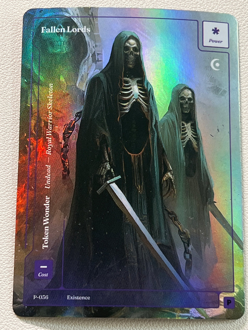 Fallen Lords - P-036 FORMLESS FOIL Promo Token