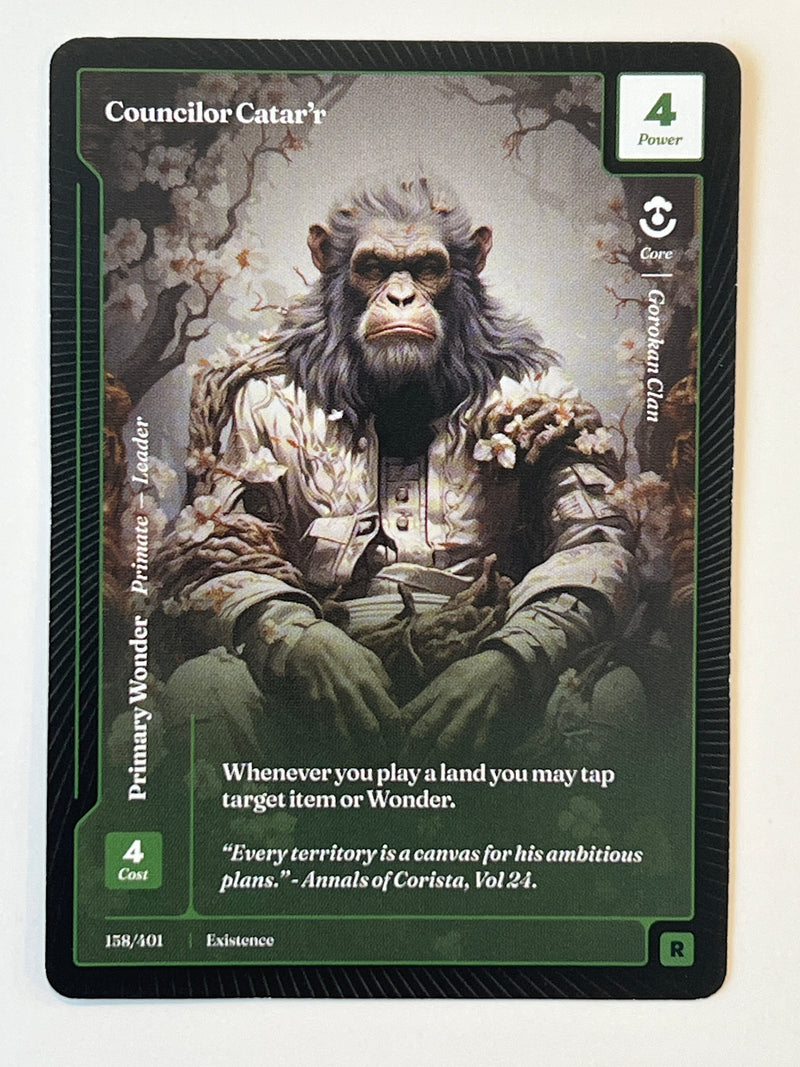 Councilor Catar'r - 158/401 - Paper- Rare