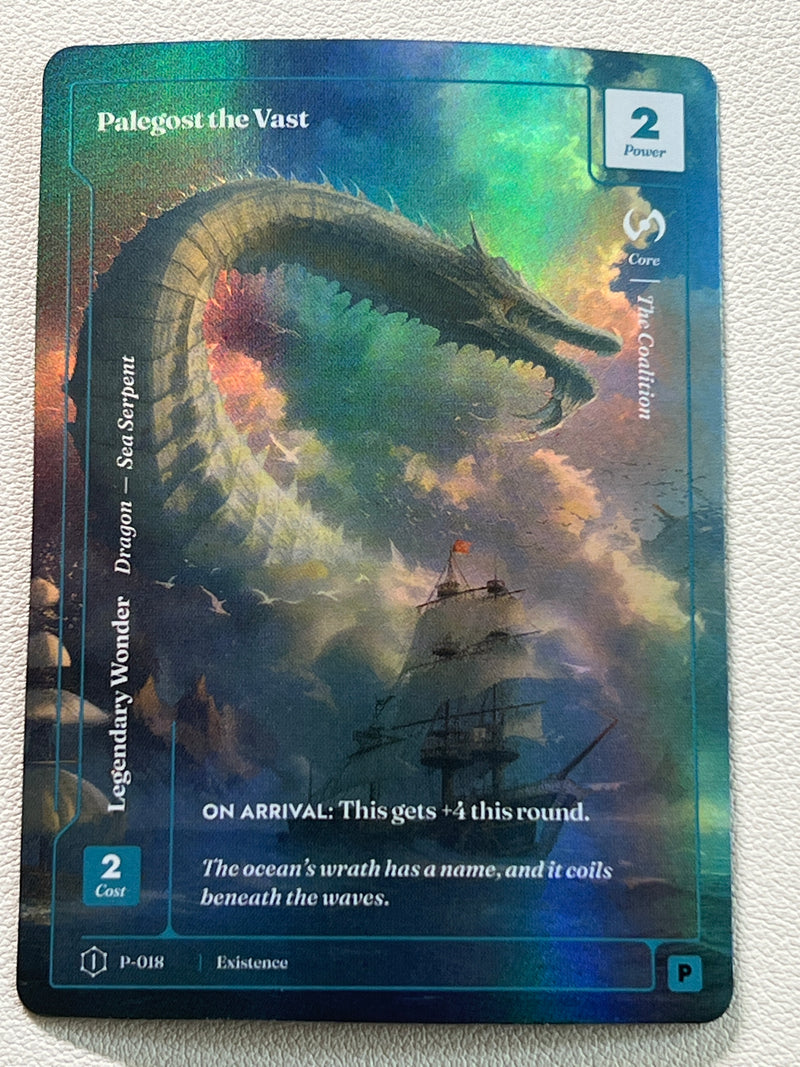Palegost the Vast - P-018 FORMLESS FOIL Promo Creature 1st Edition Logo