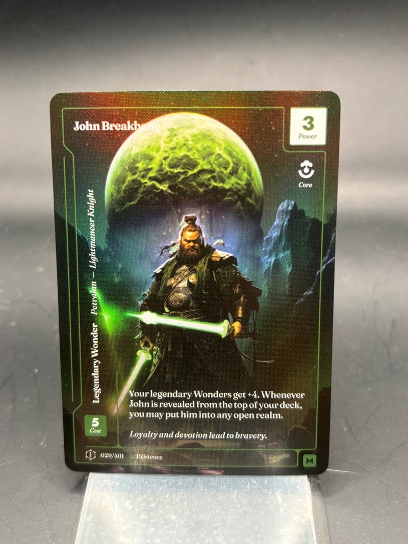 John Breakbang 029/401 - Formless Foil - 1st Edition Mythic