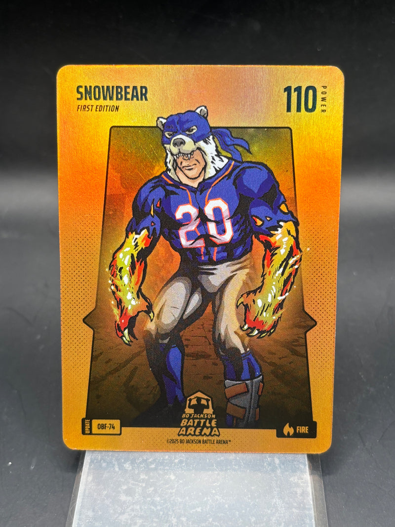 Snowbear - OBF-74 - Orange Battlefoil