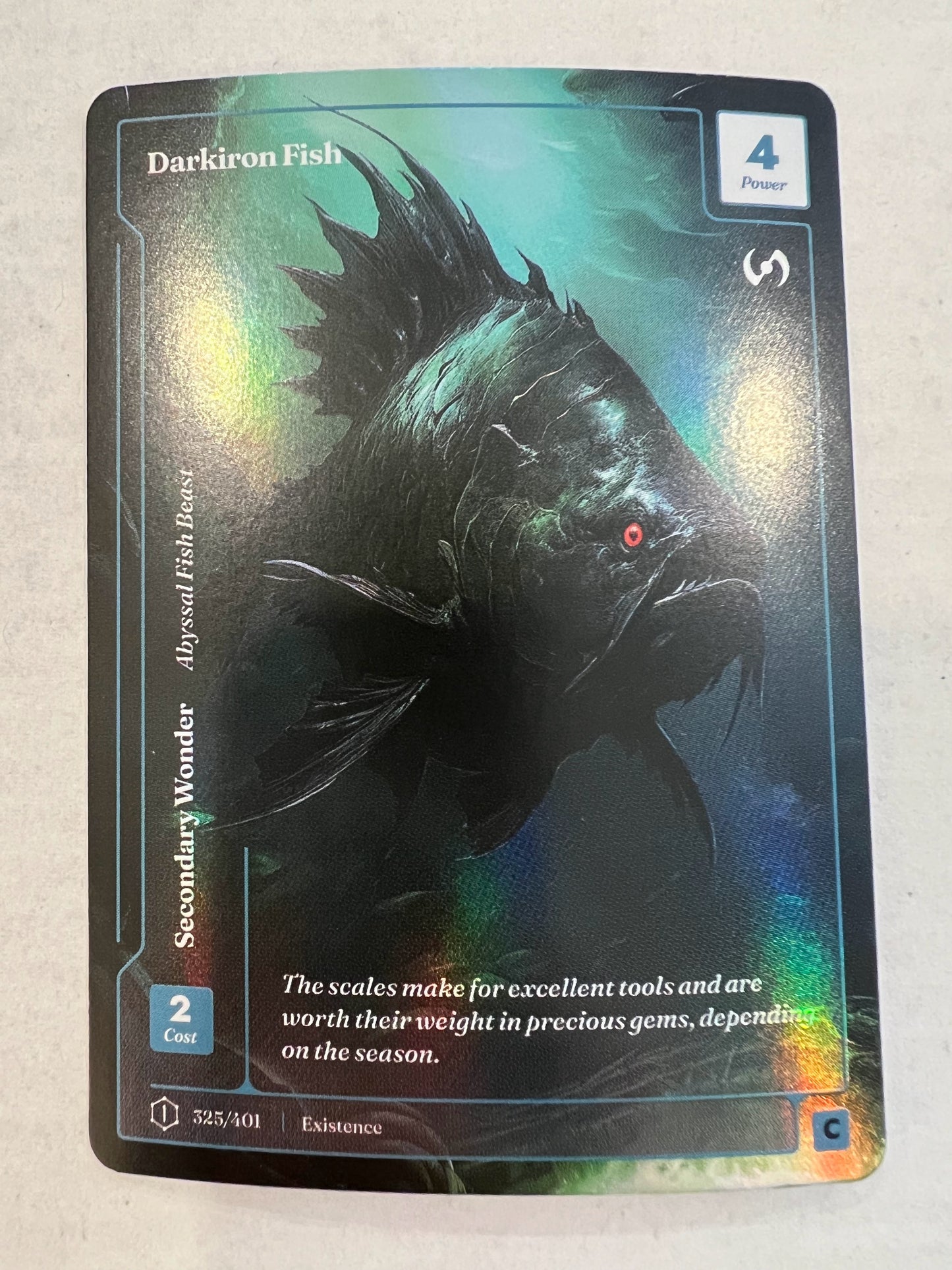 Darkiron Fish -  325/401 FORMLESS FOIL 1st Edition Logo Common