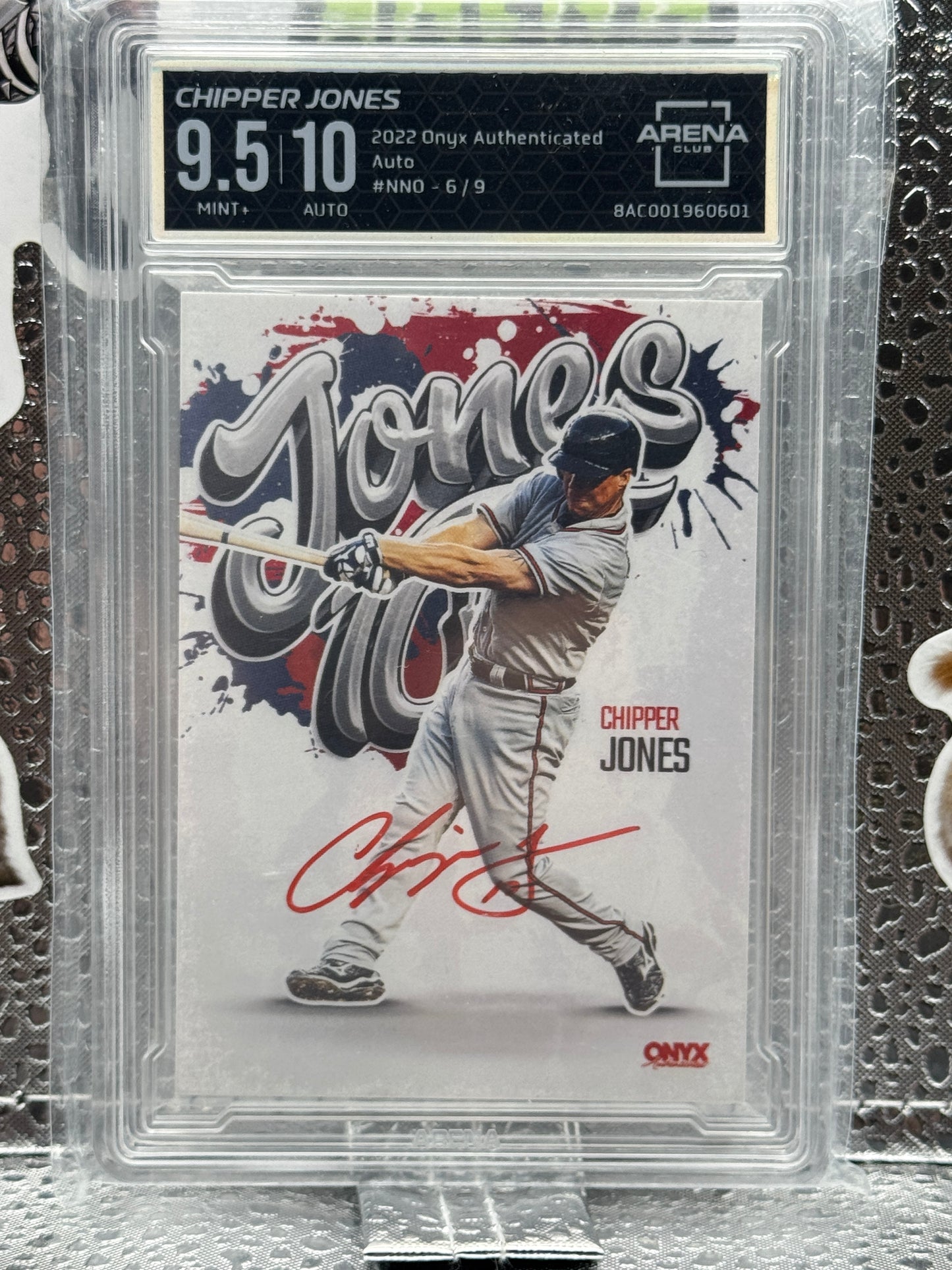 2022 ONYX Chipper Jones 6/9 Auto