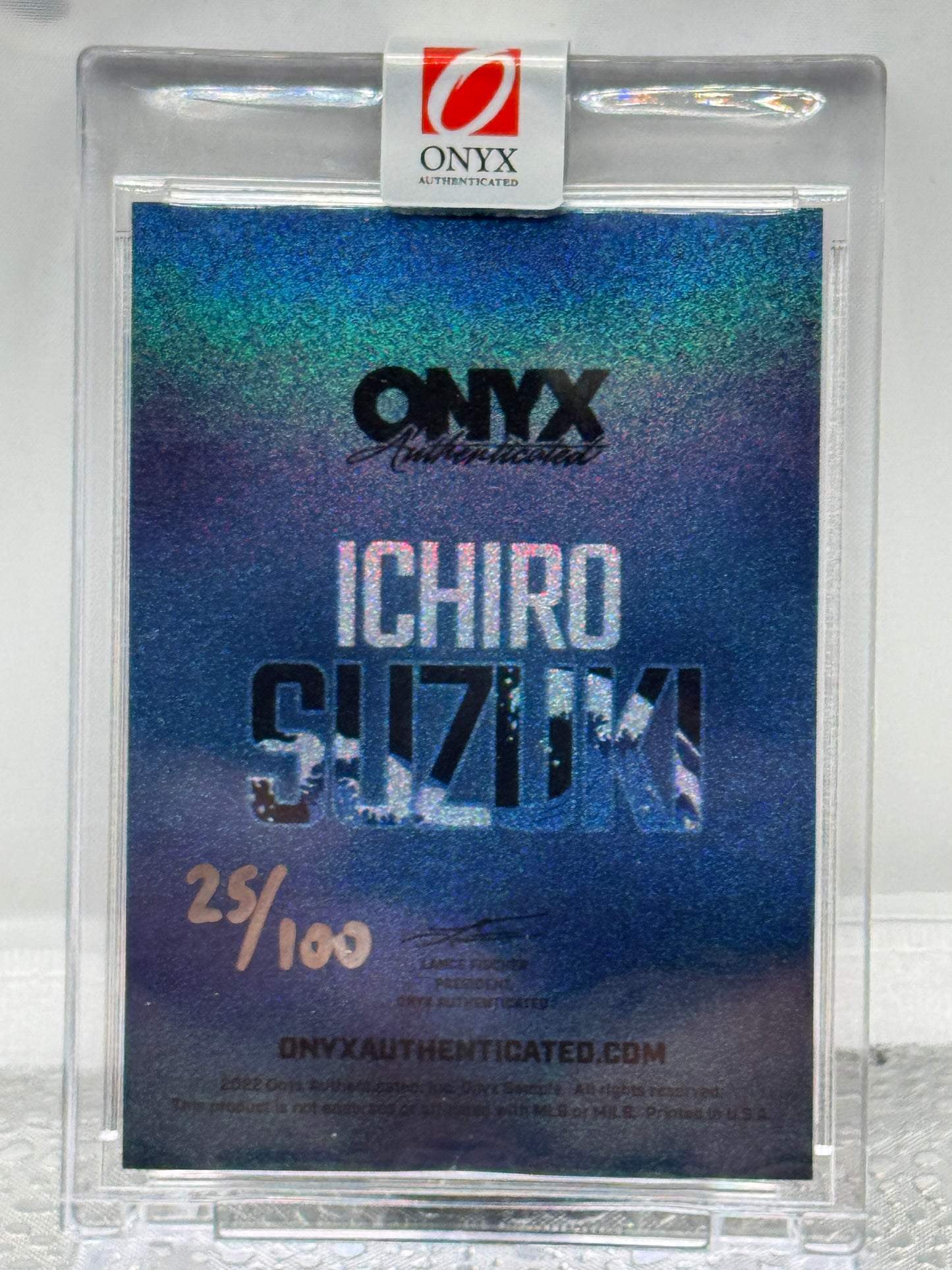 2022 ONYX Ichiro Suzuki PEDULUM CRASH! #25/100