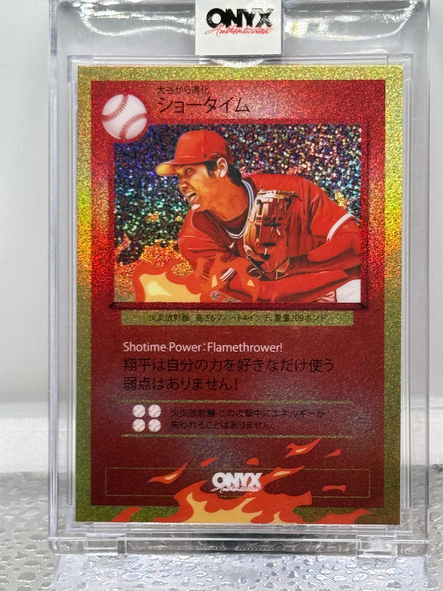 2022 ONYX Shohei Ohtani FLAMETHROWER! #31/150